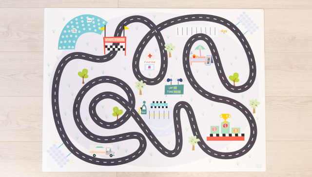 Table Top Race Track Play Mat, 2 of 7