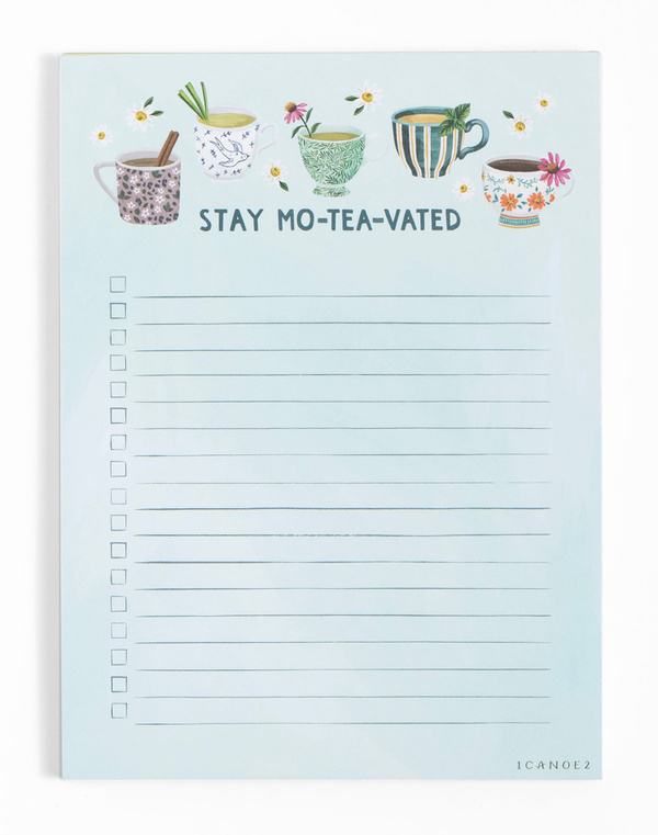 Mo-tea-vated Notepad, 1 of 2
