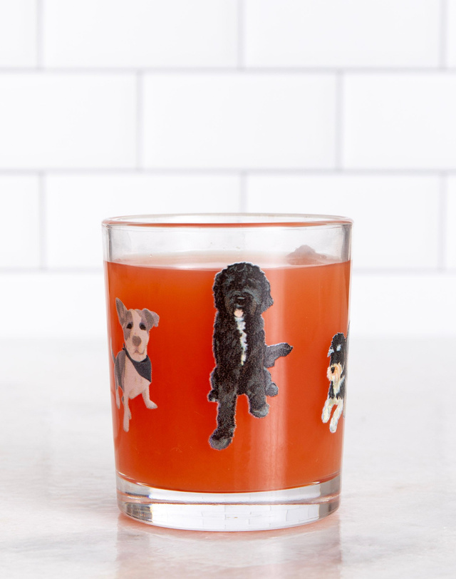 German Shepherd & Dog Friends Short Juice Glass, 1 of 2