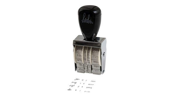 Roller Date Stamp - Heidi Handwritten, 1 of 1
