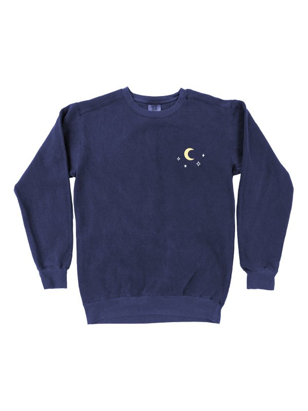 To The Stars Who Listen Romantasy Sweatshirt - True Navy, 4 of 4