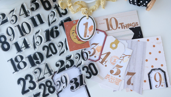 Stamp Set : 6×8 Countdown Numbers, 3 of 6