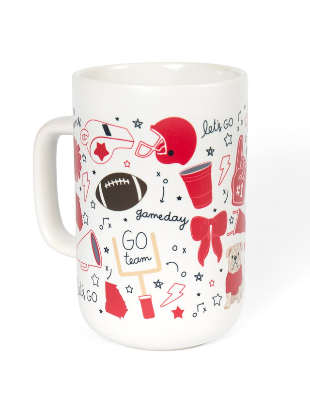 Athens Football Game Day Tall Ceramic Mug, 2 of 3
