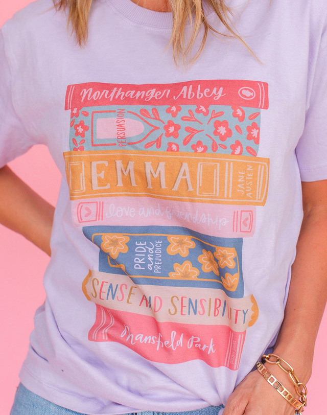 Book Stack - Pippi Tee - Lilac, 2 of 3
