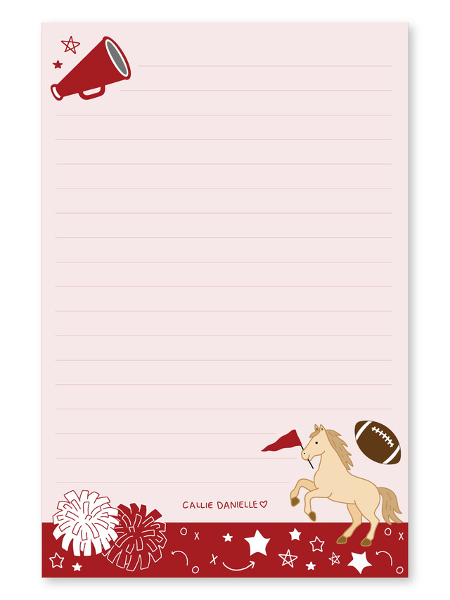 Norman Football Game Day 4×6 Lined Notepad, 1 of 2
