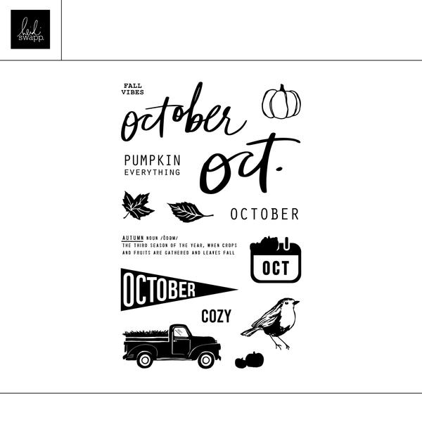 Digital 4×6 October Stamp, 1 of 1