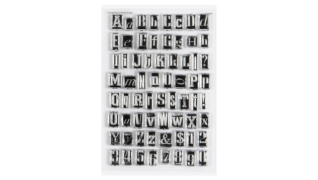 Stamp Set : 4×6 Carefree Alpha, 1 of 1