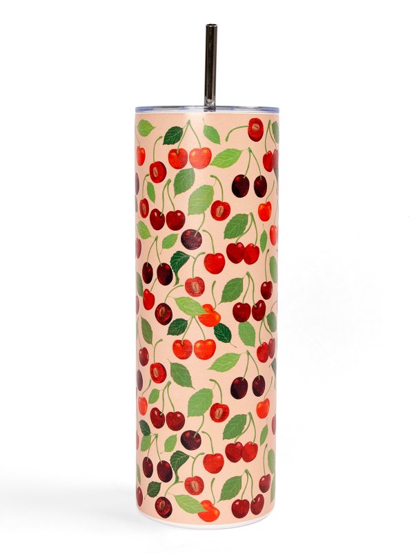 Cherry Grove 20oz Stainless Steel Skinny Tumbler, 1 of 5