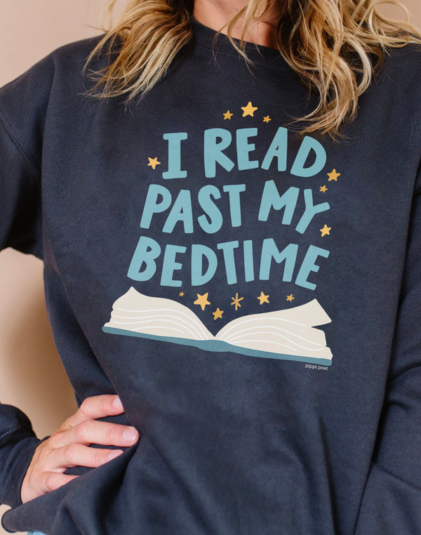 Bedtime Reader Sweatshirt - Dark Gray, 1 of 2