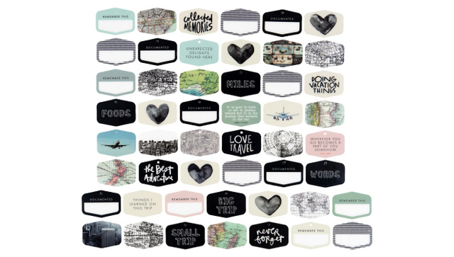 Label Tags Plastic Die Cut Pack, 1 of 3