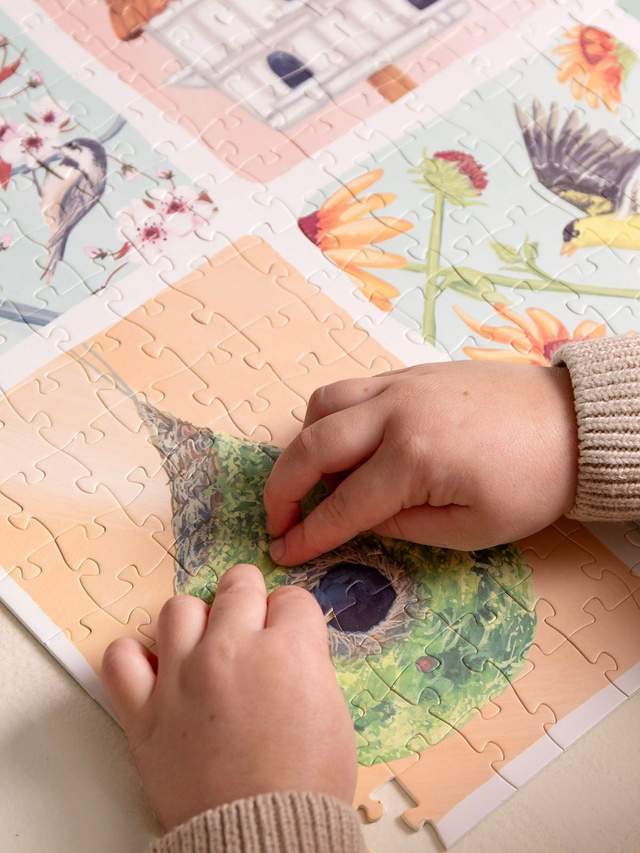 Home Tweet Home Birdhouses Grid - 500 Piece Jigsaw Puzzle, 7 of 7