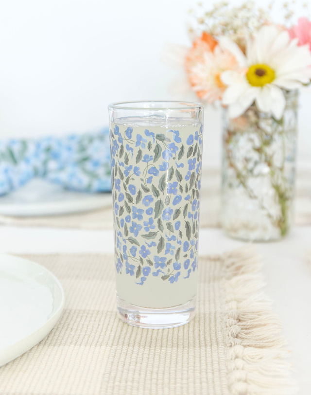 Poppies Tall Juice Glass, 1 of 3