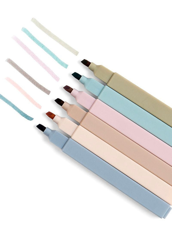 Muted Highlighter Set of 6 Colors, 3 of 4