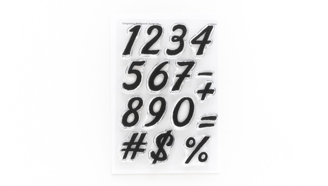 Numbers Are Awesome #17 4×6 Stamp Set, 1 of 2