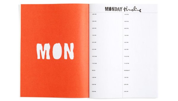 Week In The Life™ Color Blocked Notebook, 2 of 9