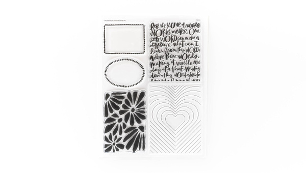 For The Love Of Words 6×8 Stamp Set, 1 of 2