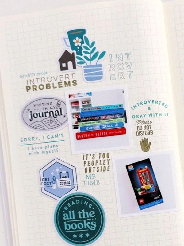 Stamp Set : 4×6 Introvert, 4 of 4