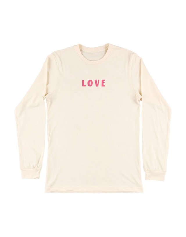 All You Need Is Love And Books Long-Sleeve Tee - Natural, 4 of 5