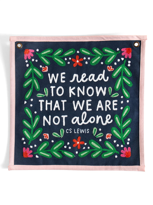 We Read To Know Canvas Wall Banner , 3 of 4