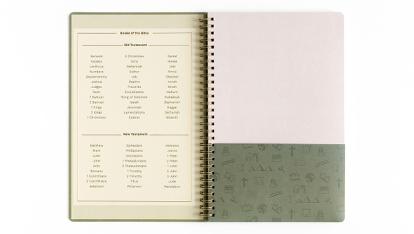 Notebook - Olive with Maps, 2 of 10