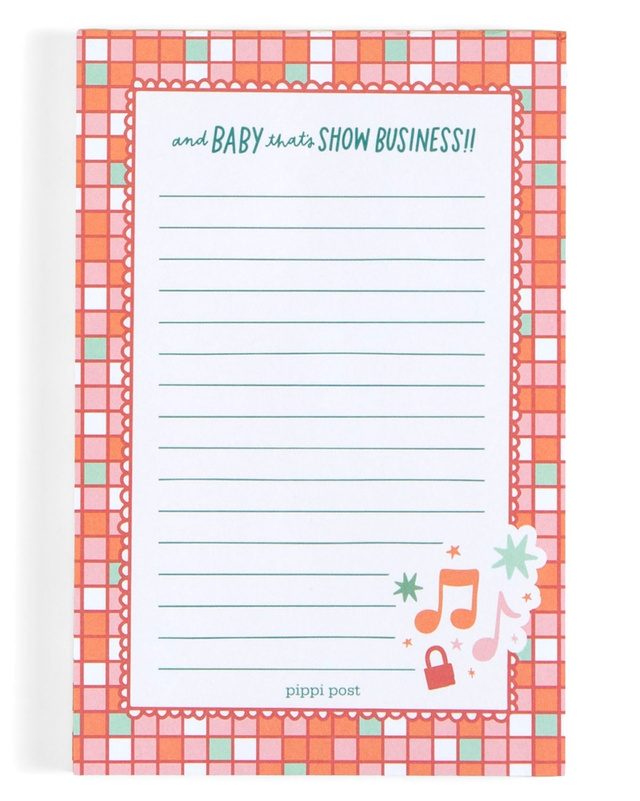 Baby That's Show Business 4×6 Notepad, 1 of 1