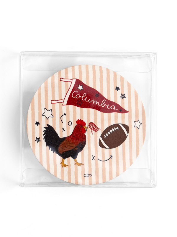Columbia Football Game Day Paper Coasters - Set of 10, 2 of 3