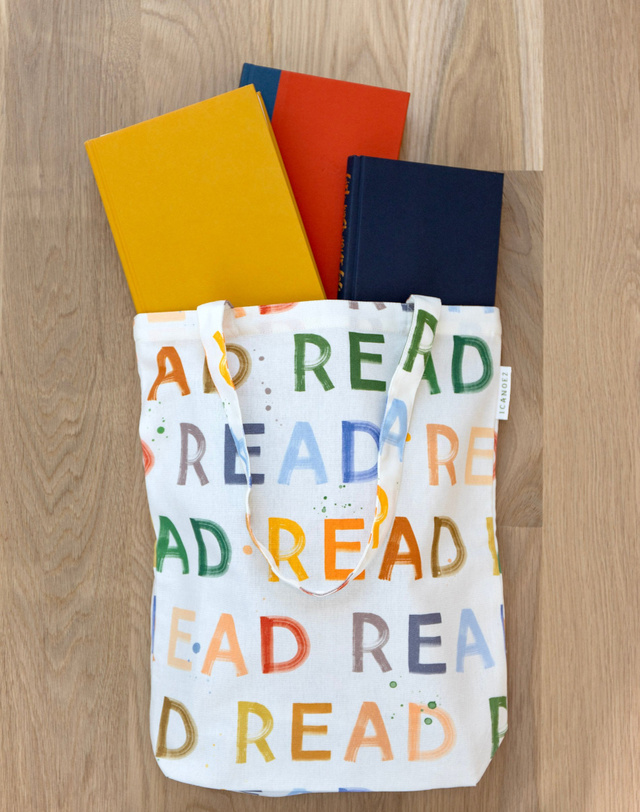 Read Block Tote Bag, 1 of 2