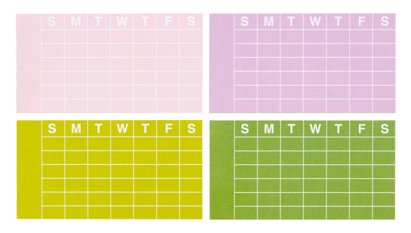 Calendar Notepad - 2×3.75 Brights, 1 of 3