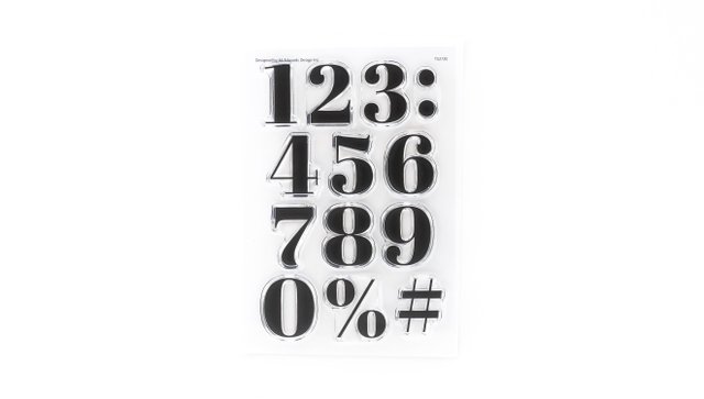 Numbers Are Awesome #20 4×6 Stamp Set, 1 of 2