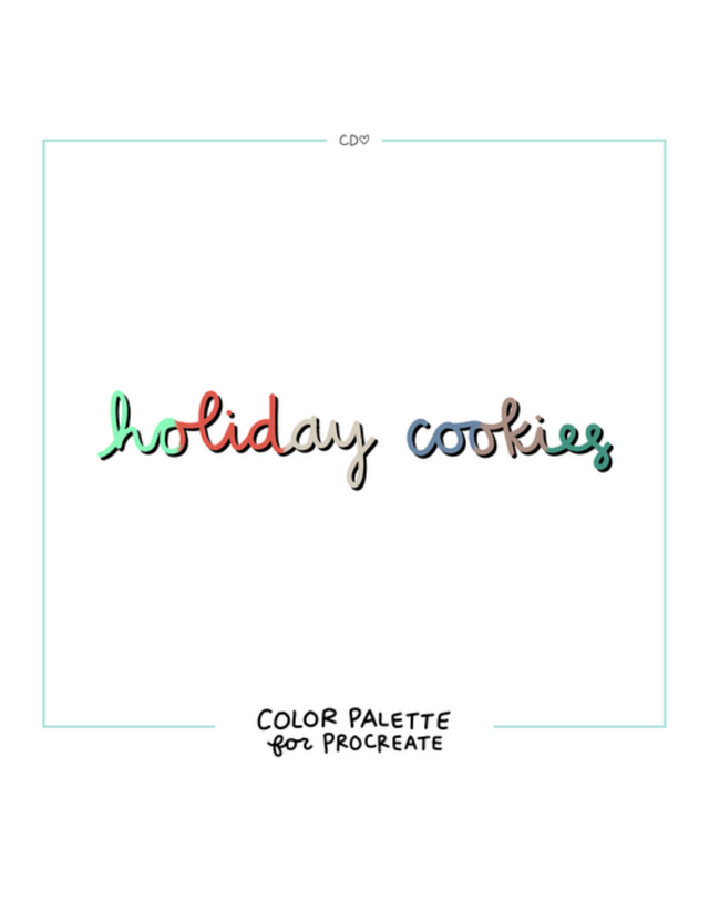 Holiday Cookies Color Palette, 1 of 1
