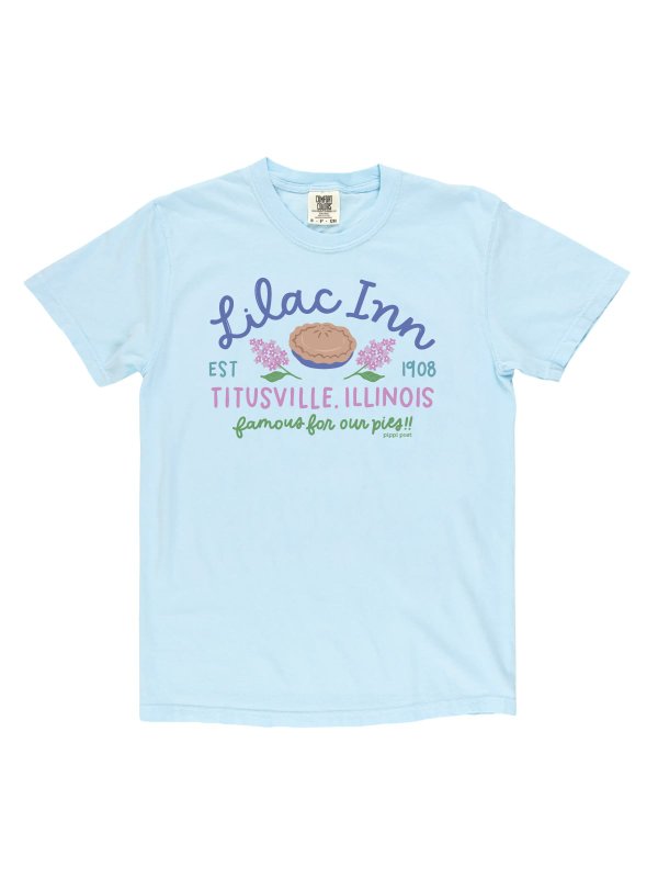 Lilac Inn Mystery Reader Tee - Chambray, 3 of 3