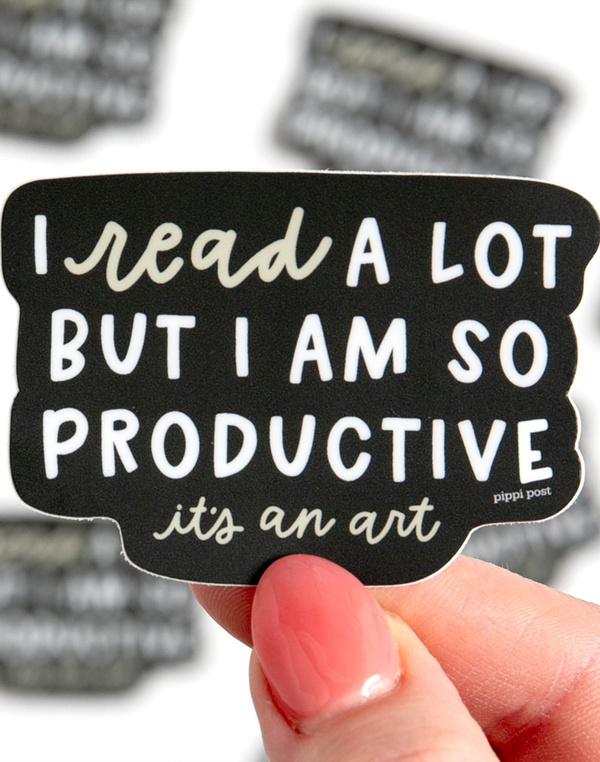 Read A Lot Decal Sticker, 1 of 3