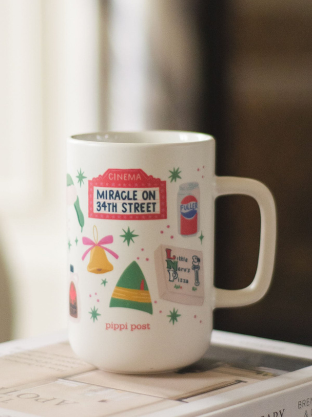 Classic Christmas Movie Favorites Tall Ceramic Coffee Mug, 1 of 4