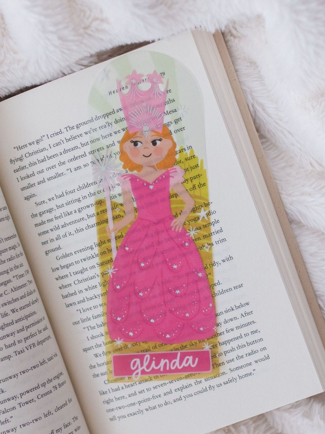 Glinda Wizard Of Oz Transparent Bookmark, 1 of 2