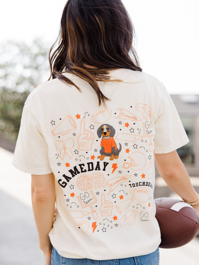 Knoxville Football Game Day Tee - Ivory, 1 of 6