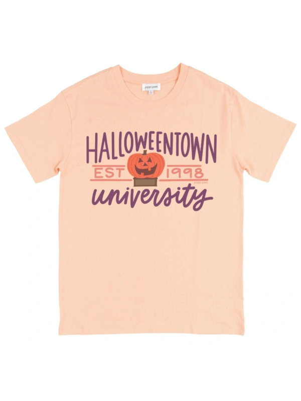 Halloween University Tee - Peachy Pink, 2 of 2