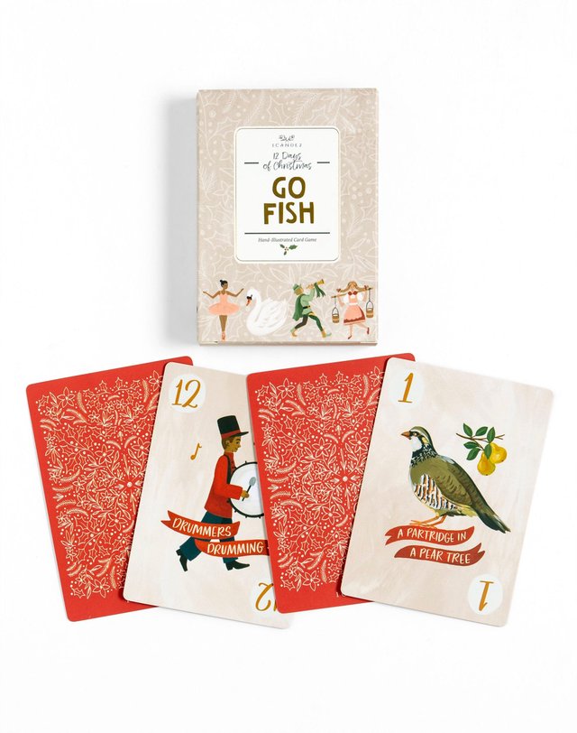 12 Days Of Christmas Go Fish Card Game, 1 of 7
