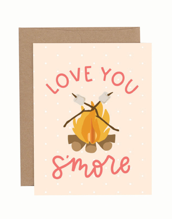 Love You S'more Greeting Card, 1 of 1