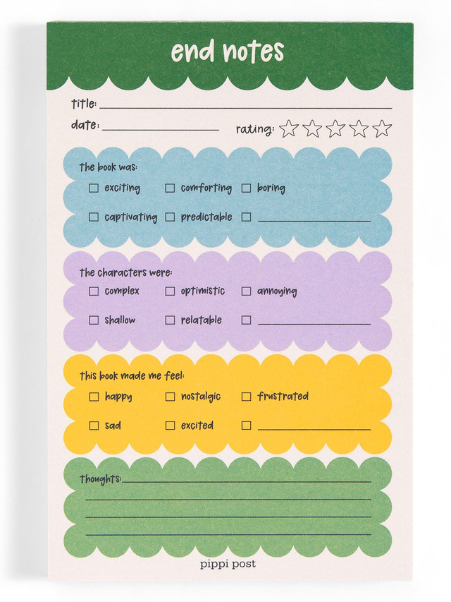 End Notes Book Reflection & Review 4×6 Notepad, 4 of 4