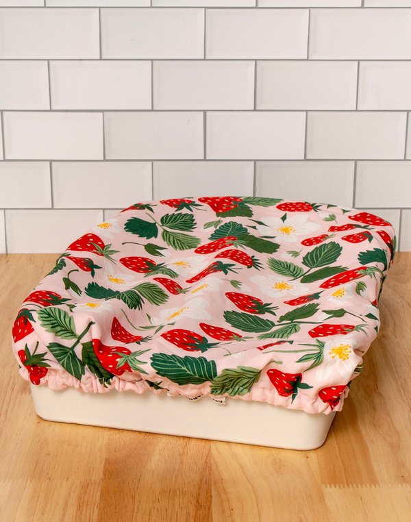Strawberry Patch Dish Cover, 1 of 3