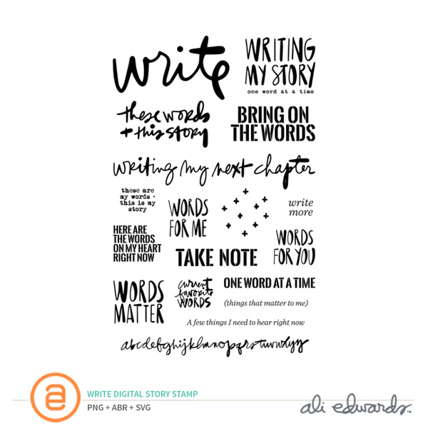Write Digital Story Stamp™, 1 of 1
