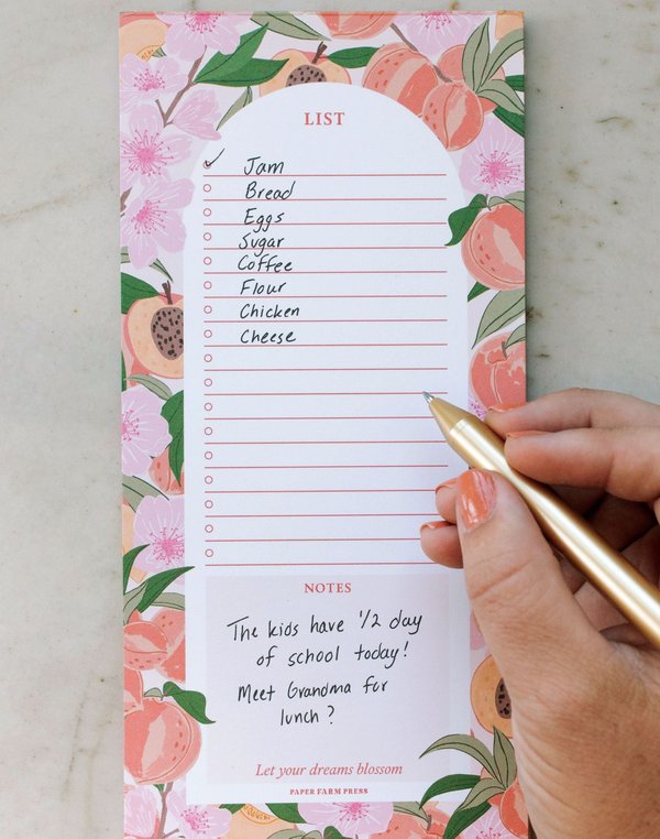 Peach Blossom Notepad, 3 of 3