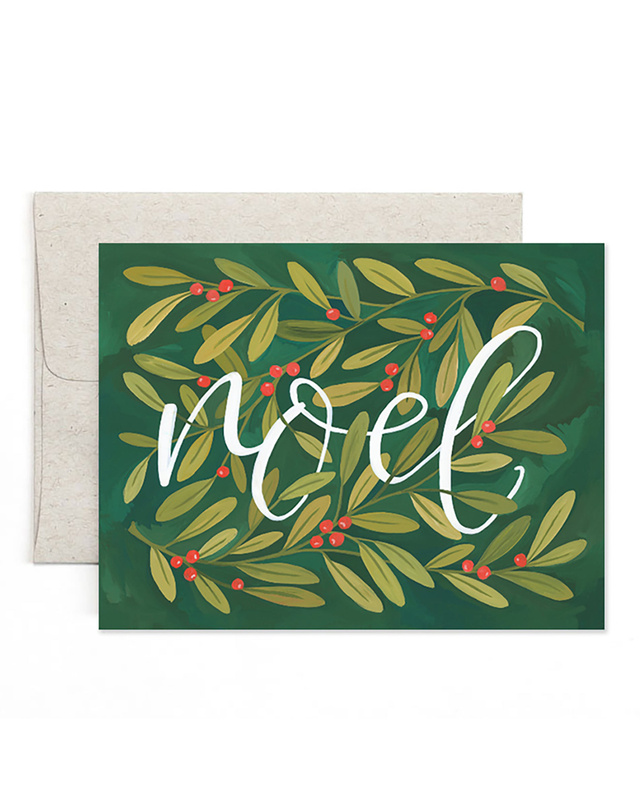 Noel Holly Greeting Card, 1 of 1