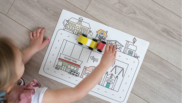 Mini Modern City Play Mat, 1 of 7