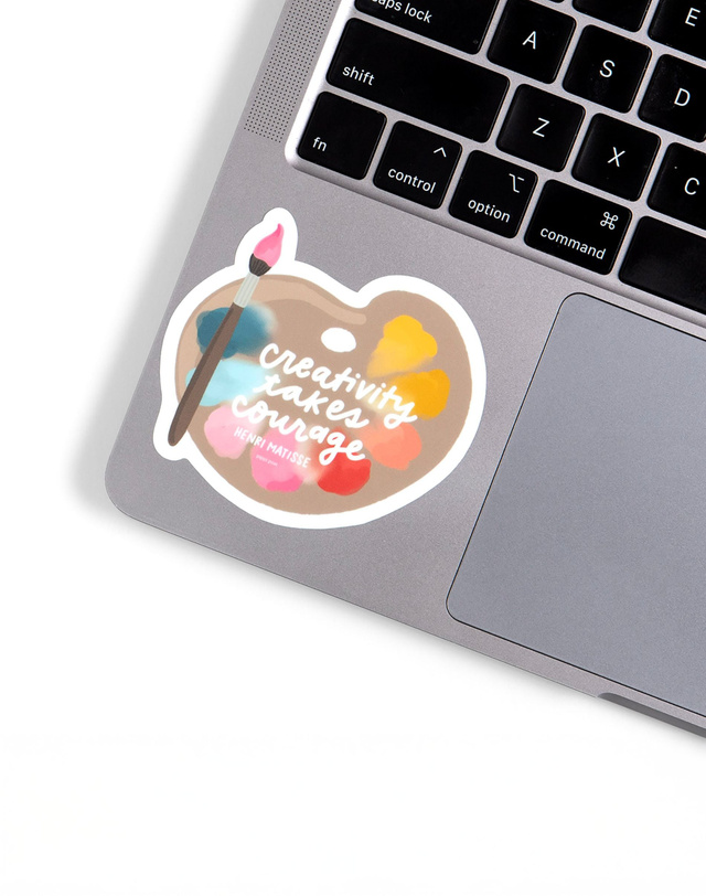 Creativity Takes Courage Decal Sticker, 3 of 3