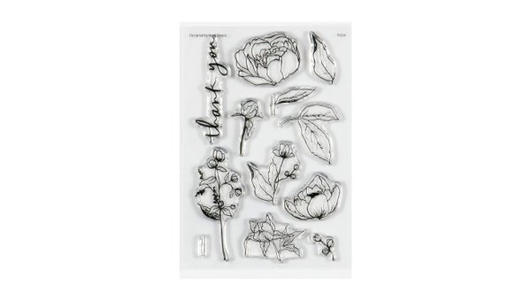 Stamp Set : 4×6 Florals, 1 of 4