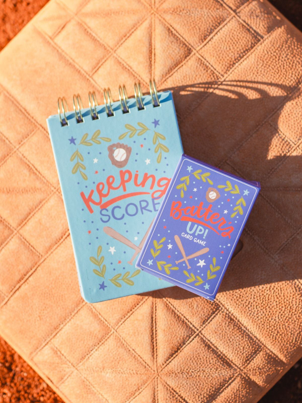 Batter's Up Card Game + Scorekeeping Notebook, 1 of 8