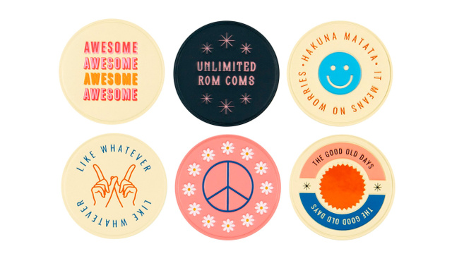 Nostalgia Pleather Badges, 1 of 2