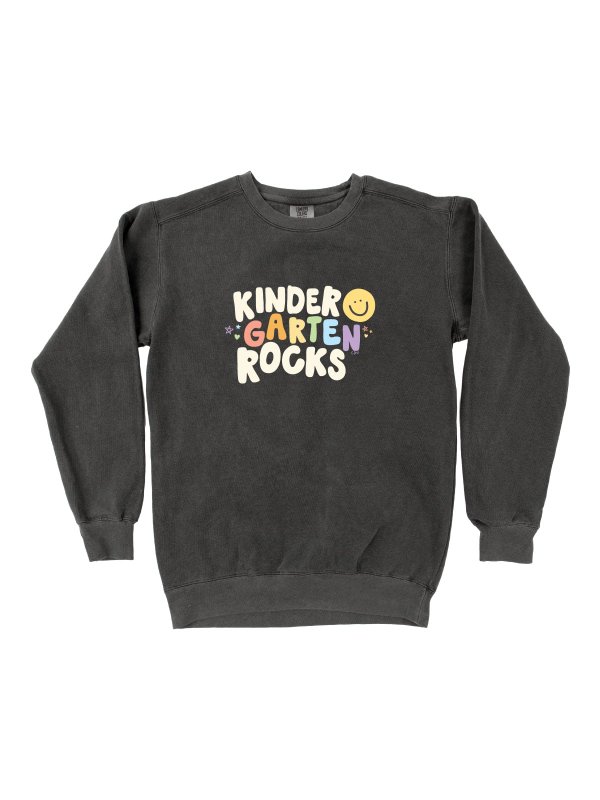 Kindergarten Rocks Sweatshirt - Pepper, 1 of 1