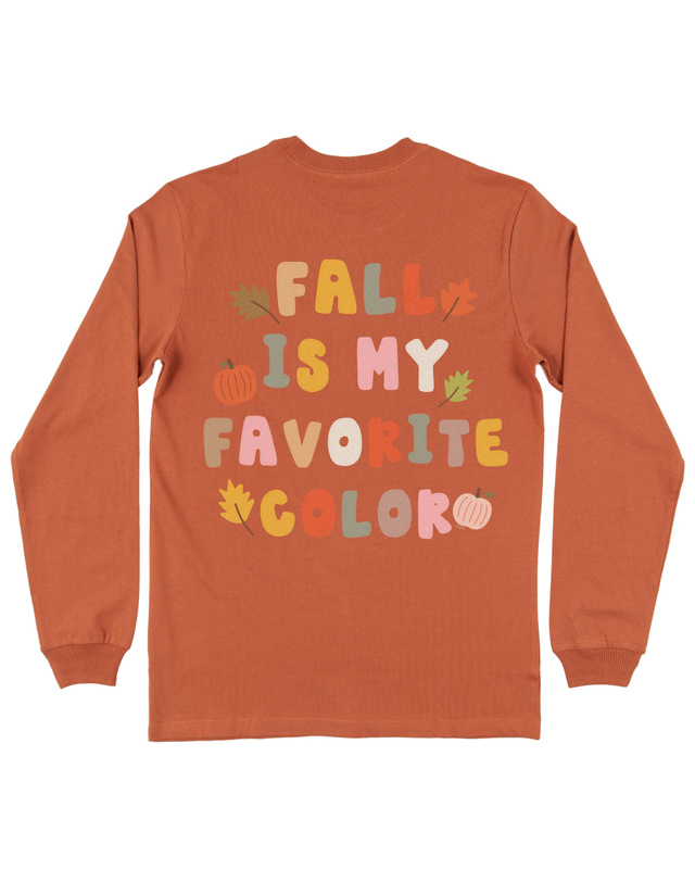 Fall Is My Favorite Color - Callie Long-Sleeve Tee - Spice, 3 of 5